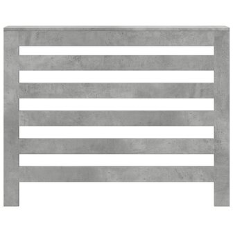 Radiatorombouw 104x20x82 cm bewerkt hout betongrijs 3