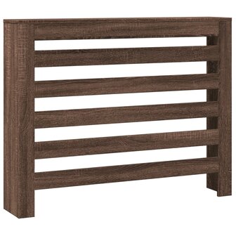 Radiatorombouw 104x20x82 cm bewerkt hout bruin eikenkleurig 2