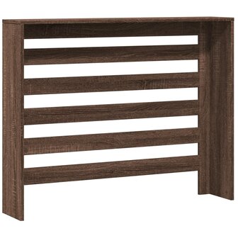 Radiatorombouw 104x20x82 cm bewerkt hout bruin eikenkleurig 5
