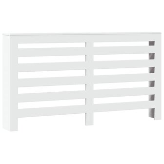 Radiatorombouw 149x20x82 cm bewerkt hout wit 2