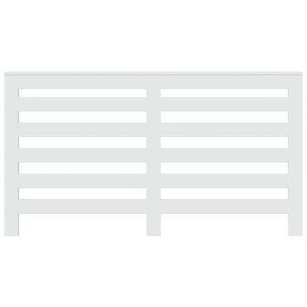 Radiatorombouw 149x20x82 cm bewerkt hout wit 3