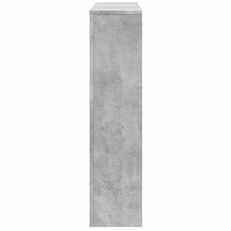 Radiatorombouw 149x20x82 cm bewerkt hout betongrijs 4
