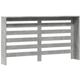 Radiatorombouw 149x20x82 cm bewerkt hout betongrijs 5
