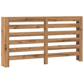 Radiatorombouw 149x20x82 cm bewerkt hout artisanaal eikenkleur 2