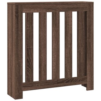 Radiatorombouw 78x20x82 cm bewerkt hout bruin eikenkleurig 2