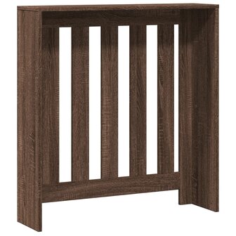 Radiatorombouw 78x20x82 cm bewerkt hout bruin eikenkleurig 5