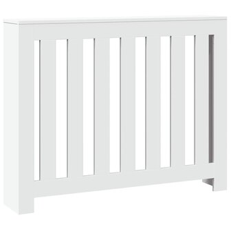 Radiatorombouw 104x20x82 cm bewerkt hout wit 2