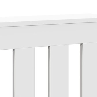 Radiatorombouw 104x20x82 cm bewerkt hout wit 6