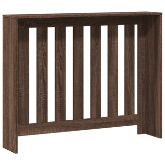 Radiatorombouw 104x20x82 cm bewerkt hout bruin eikenkleurig 5