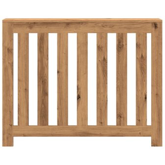 Radiatorombouw 104x20x82 cm bewerkt hout artisanaal eikenkleur 3