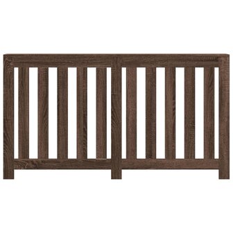Radiatorombouw 149x20x82 cm bewerkt hout bruin eikenkleurig 3
