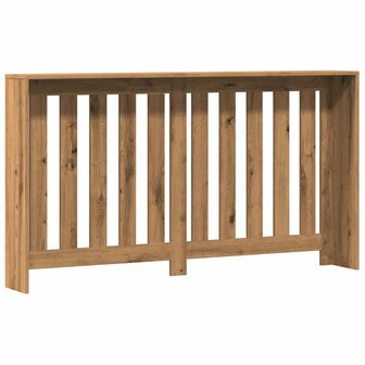 Radiatorombouw 149x20x82 cm bewerkt hout artisanaal eikenkleur 5