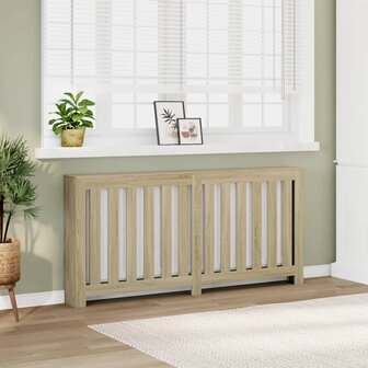 Radiatorombouw 175x20x82 cm bewerkt hout sonoma eikenkleurig 1