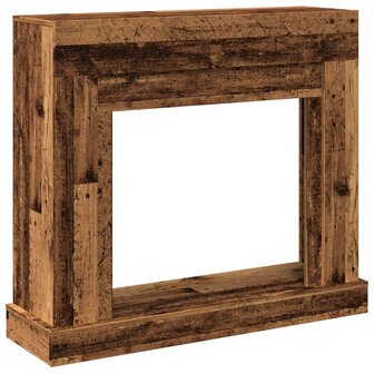Haardombouw 100x30x87,5 cm bewerkt hout oud houtkleurig 2