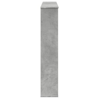 Haardombouw 100x20x100 cm bewerkt hout betongrijs 5