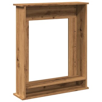 Haardombouw 75x20x87,5 cm bewerkt hout artisanaal eikenkleurig 6