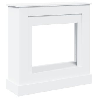 Haardombouw 90x30x90 cm bewerkt hout wit 2