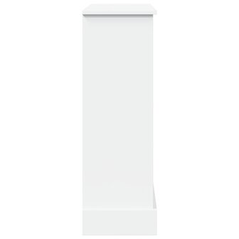 Haardombouw 90x30x90 cm bewerkt hout wit 5