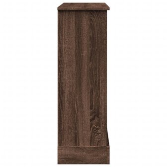 Haardombouw 90x30x90 cm bewerkt hout bruin eikenkleurig 5