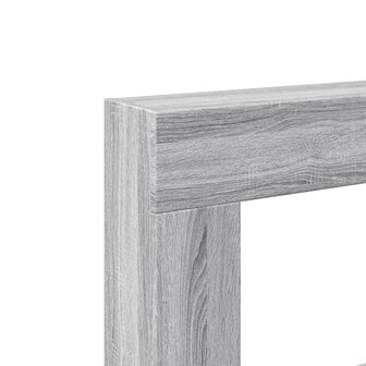 Haardombouw 81x18x82 cm bewerkt hout grijs sonoma eikenkleur 7