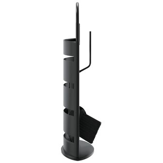 5-delige Haardset 23x15x66 cm staal 5