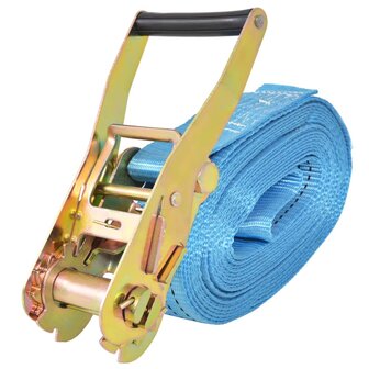 Spanbanden 4 ton 8mx50mm blauw 4 st 3