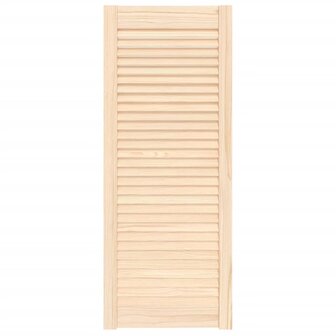 Kastdeur met lamellen 99,3x39,4 cm massief grenenhout 2