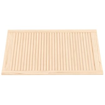 Kastdeuren met lamellen 4 st 99,3x59,4 cm massief grenenhout 3