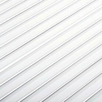 Kastdeur met lamellen 99,3x39,4 cm massief grenenhout wit 5