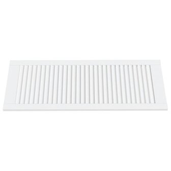 Kastdeuren met lamellen 2 st 99,3x39,4 cm grenenhout wit 3