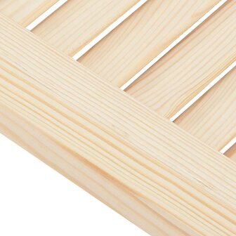 Kastdeuren met lamellen 2 st 69x29,5 cm massief grenenhout 9