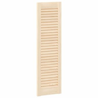 Kastdeur met lamellen 99x29,5 cm massief grenenhout 2