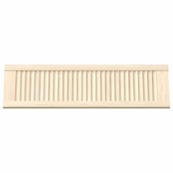 Kastdeuren met lamellen 2 st 99x29,5 cm massief grenenhout 6