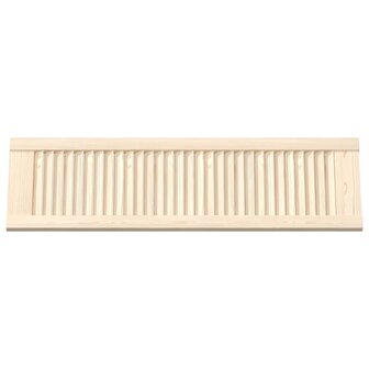 Kastdeuren met lamellen 4 st 99x29,5 cm massief grenenhout 6
