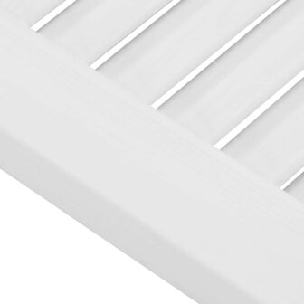 Kastdeuren louvre design 2 st 69x29,5 cm wit 9