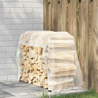 Doorzichtig zeildoek met zeilringen 1x2 m polyethyleen 1