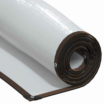 Doorzichtig zeildoek met zeilringen 4x4 m polyethyleen 1