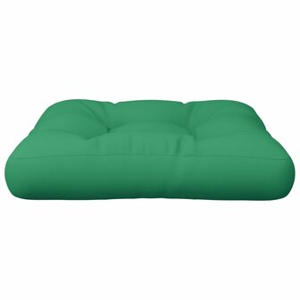 Palletkussen 58x58x10 cm stof groen 5
