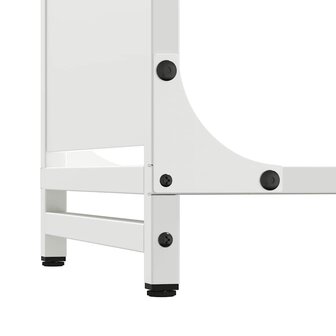 Brandhoutrek 44x28x65 cm koudgewalst staal wit 8