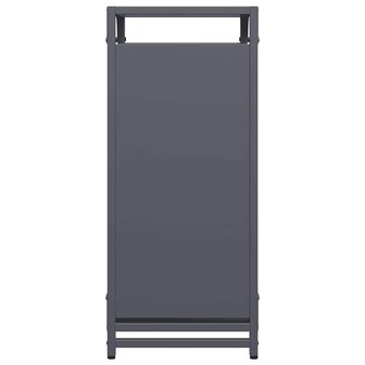 Brandhoutrek 44x28x65 cm koudgewalst staal antracietkleurig 6