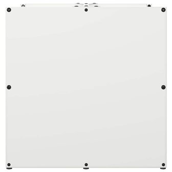 Brandhoutrek 40x40x40 cm koudgewalst staal wit 6
