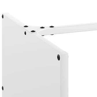 Brandhoutrek 40x40x40 cm koudgewalst staal wit 7