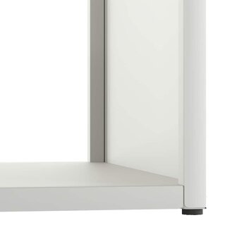 Brandhoutrek 40x40x40 cm koudgewalst staal wit 8