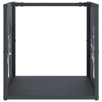 Brandhoutrek 40x40x40 cm koudgewalst staal antracietkleurig 5