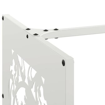 Brandhoutrek 40x40x40 cm koudgewalst staal wit 7