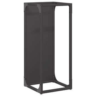 Brandhoutrek 25x25x60 cm koudgewalst staal zwart 2
