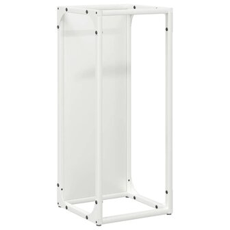 Brandhoutrek 25x25x60 cm koudgewalst staal wit 2