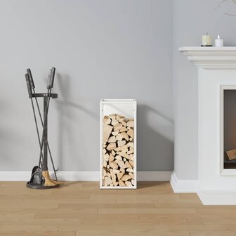 Brandhoutrek 25x25x60 cm koudgewalst staal wit 3