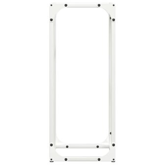 Brandhoutrek 25x25x60 cm koudgewalst staal wit 6