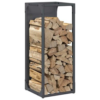 Brandhoutrek 25x25x60 cm koudgewalst staal antracietkleurig 4